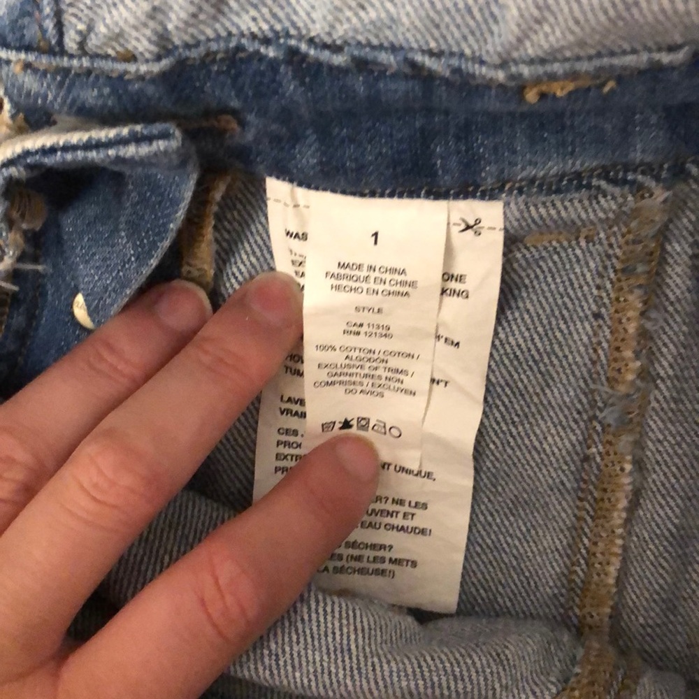 Jean short overalls - Picture 3 of 3